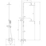 Смеситель LEMARK TROPIC LM7006С для ванны и душа LM7006C